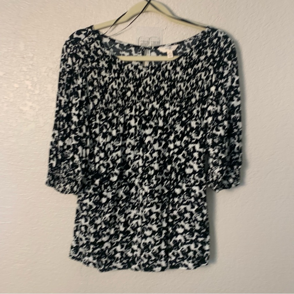 Black and White Women's Top